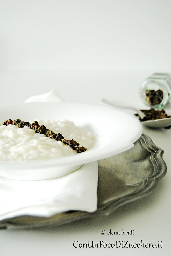 Risotto alla burrata e capperi croccanti la nicchia